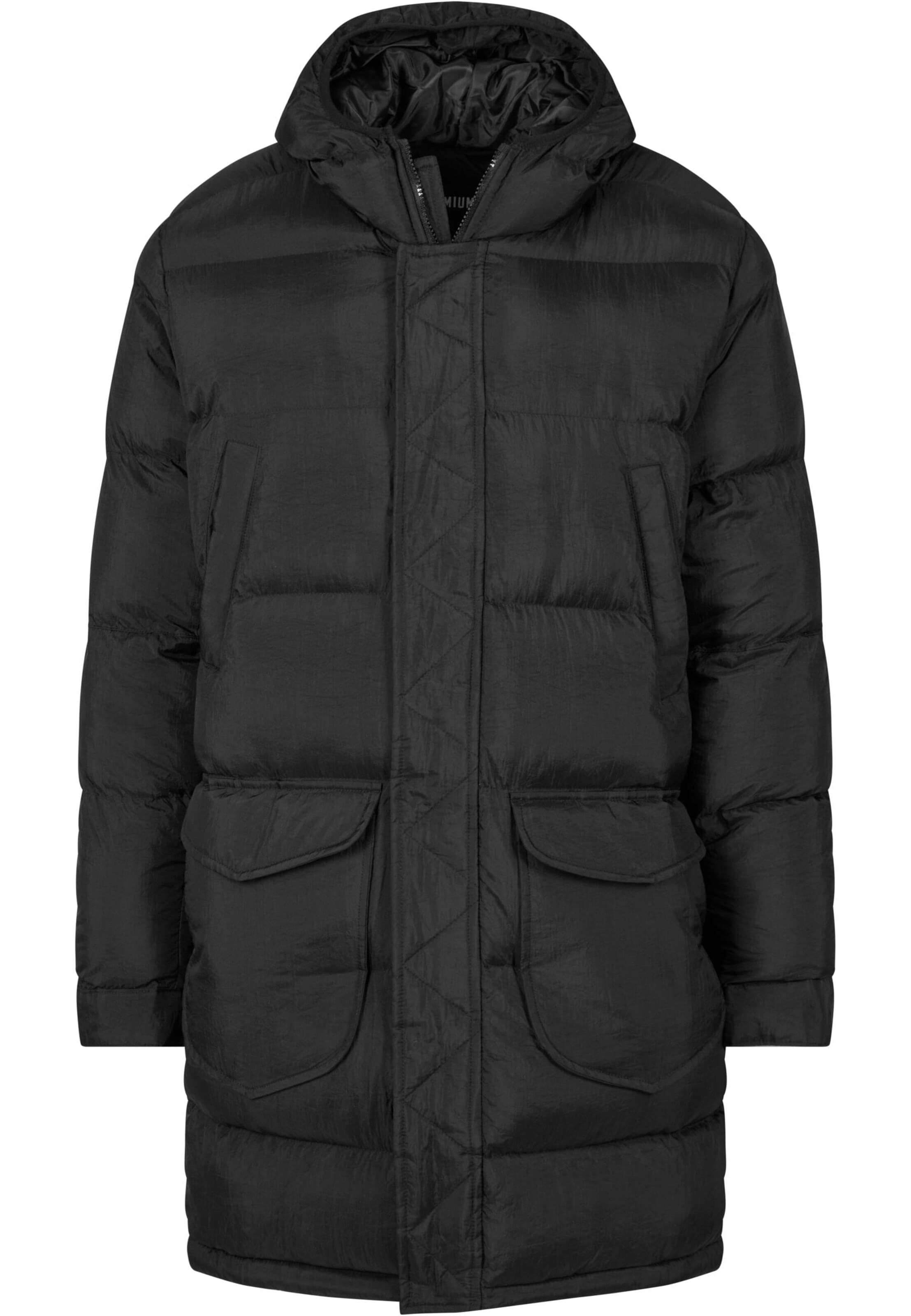 2Y Premium Winterjas in Zwart: voorkant