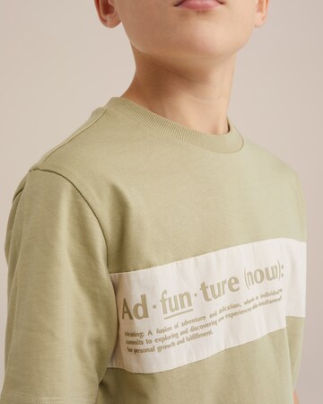 T-Shirt WE Fashion en vert