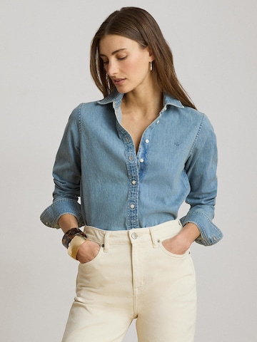 Lauren Ralph Lauren Blus i blå: framsida