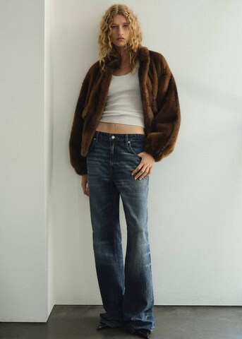 MANGO Flared Jeans in Blue