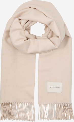 TOM TAILOR Schal in Beige: Vorderseite