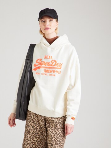 Superdry - Sudadera en beige: frente