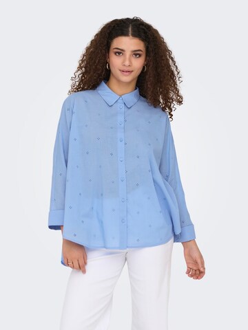 Chemisier 'NEW GRACE JULIA' ONLY en bleu : devant