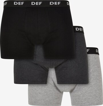 DEF Boxershorts 'Cost' in Grau: predná strana