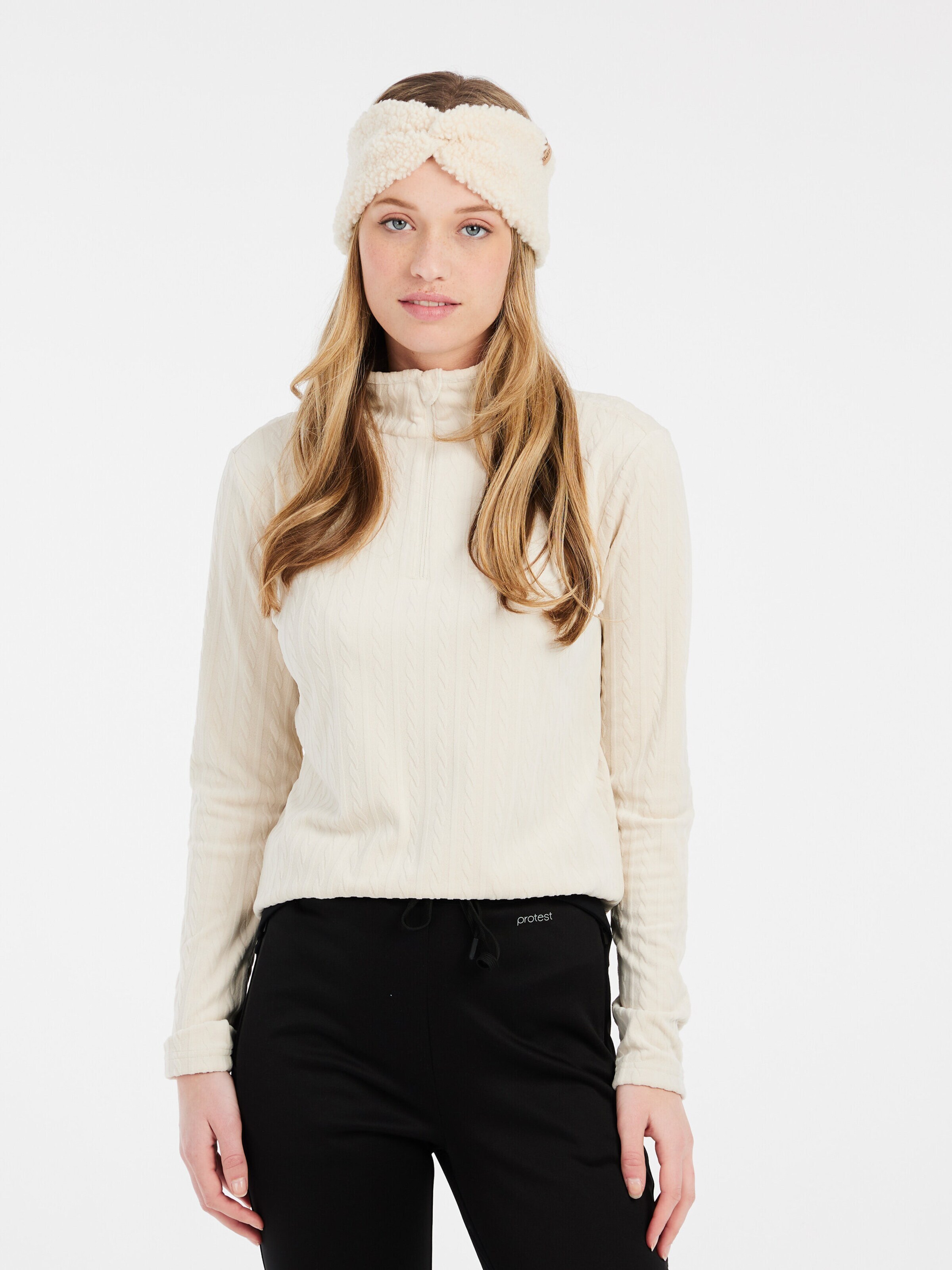 PROTEST Sportief sweatshirt 'PRTGAIL' in Wit: voorkant