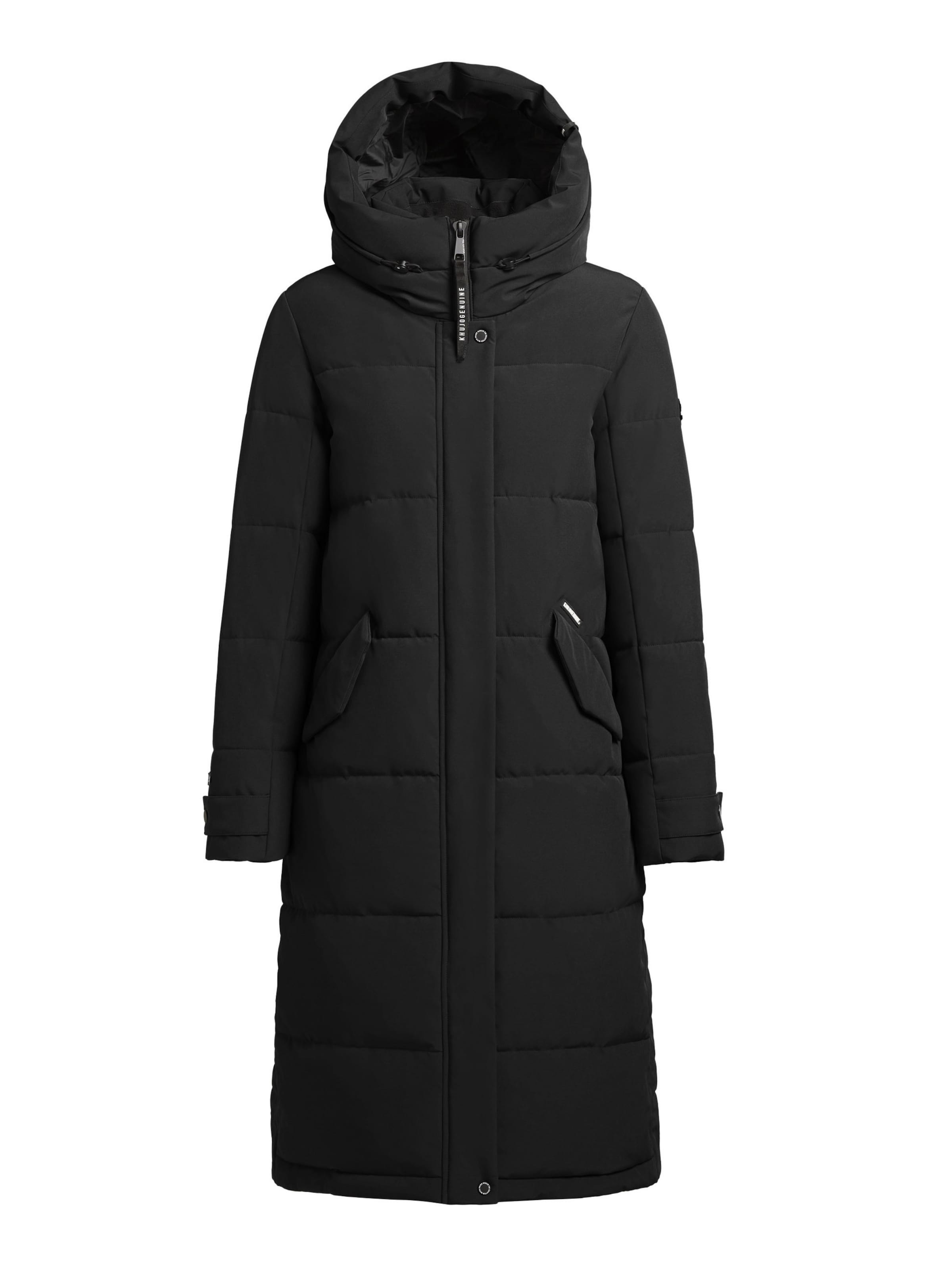 khujo Wintermantel 'Dairi' in Zwart: voorkant