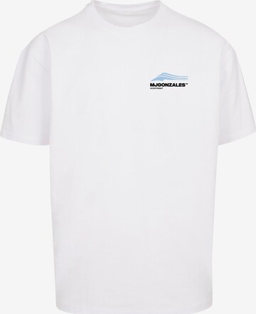 T-shirt oversize 'Wave V.1' MJ Gonzales en blanc : devant