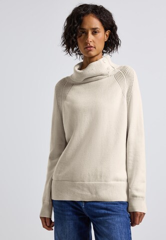 STREET ONE Sweater in Beige: front