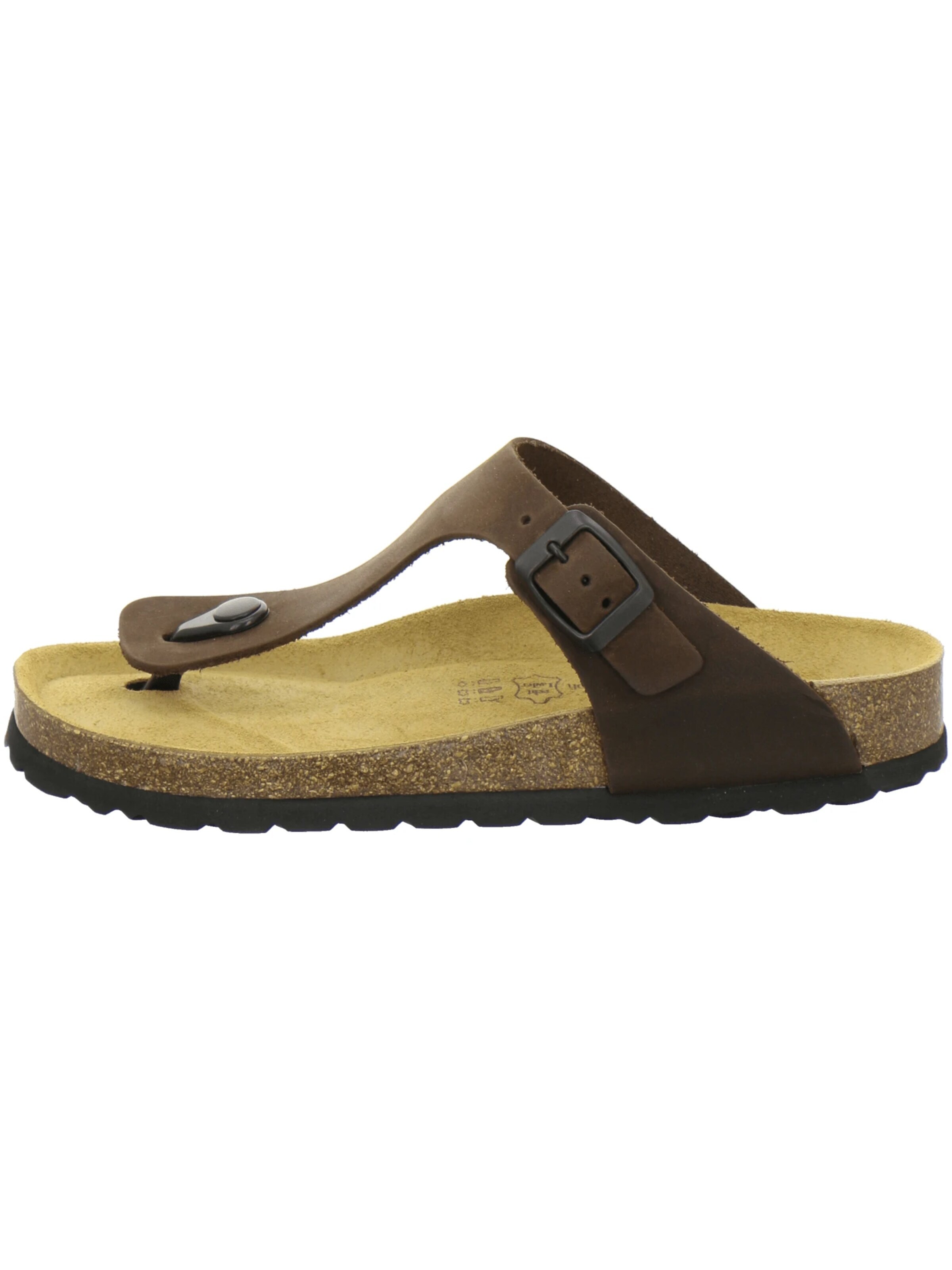 Sandalo 'Zehensteg Sandalen Damen mocca' di AFS-Schuhe in marrone