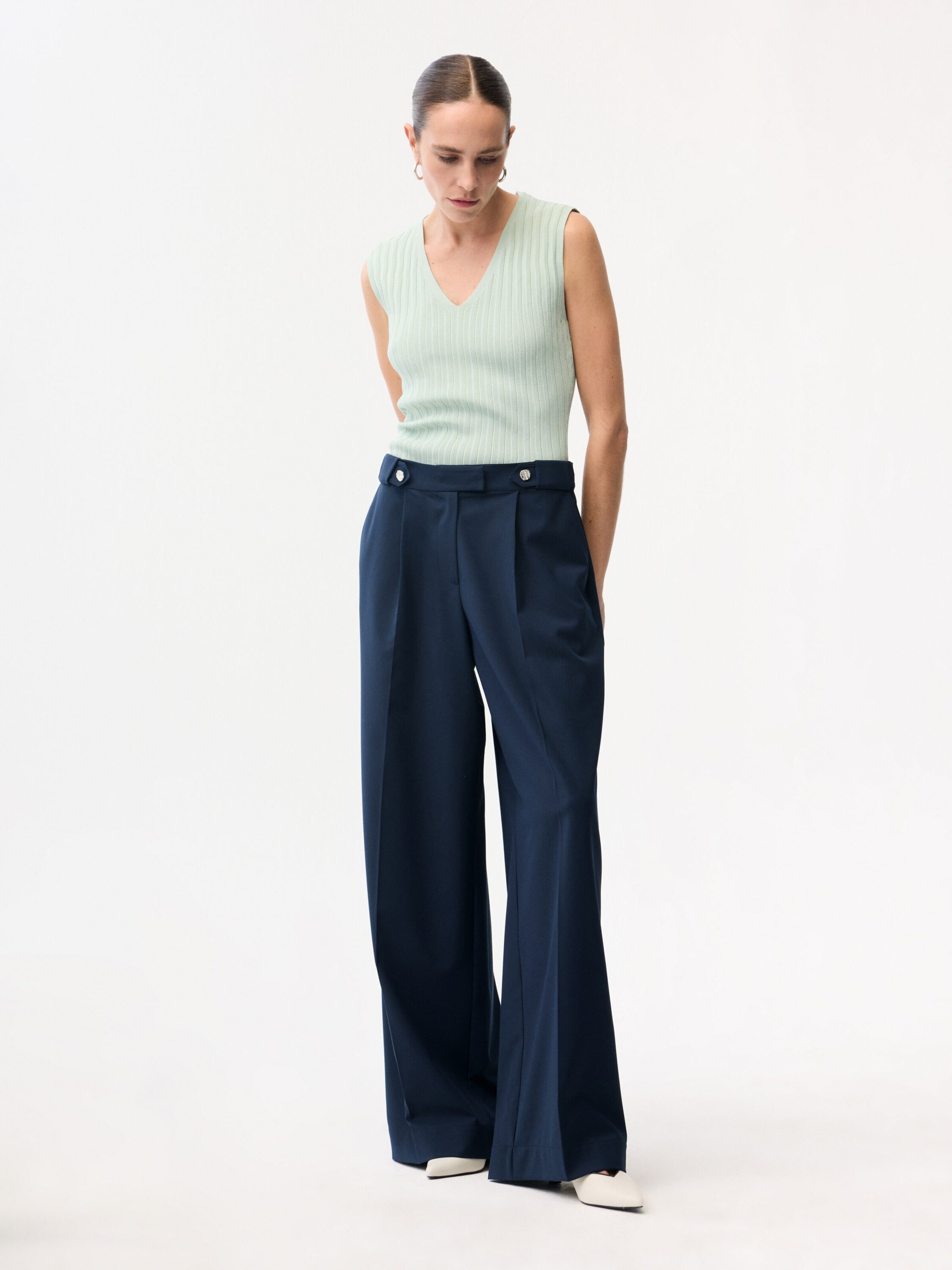 adl Loosefit Broek in Blauw