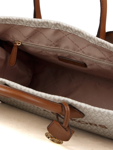Michael Kors - Bolso de mano 'Mirella Medium Signature Logo Tote Bag' en beige