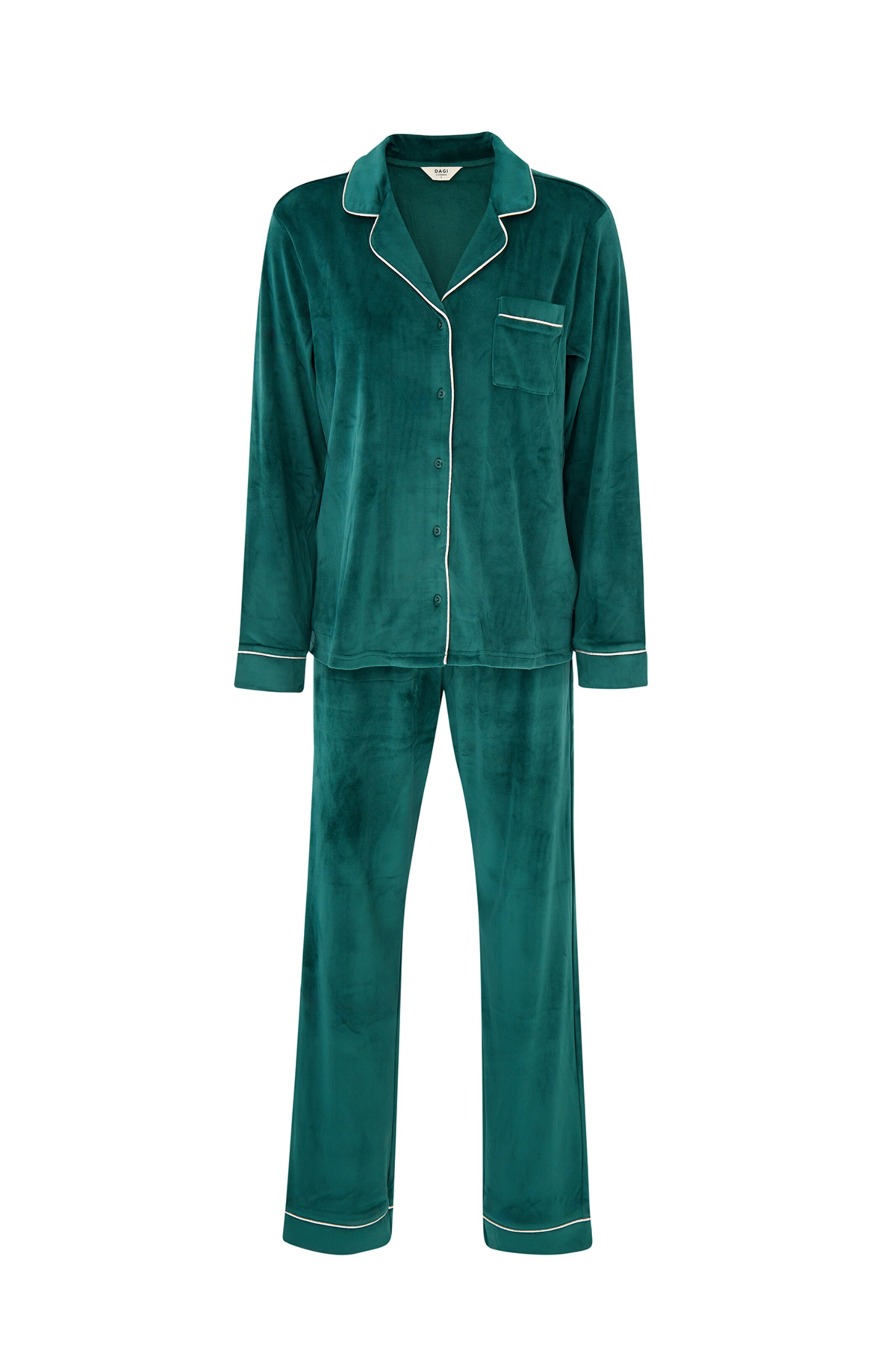 Dagi Πιτζάμα σε πράσινο: μπροστά