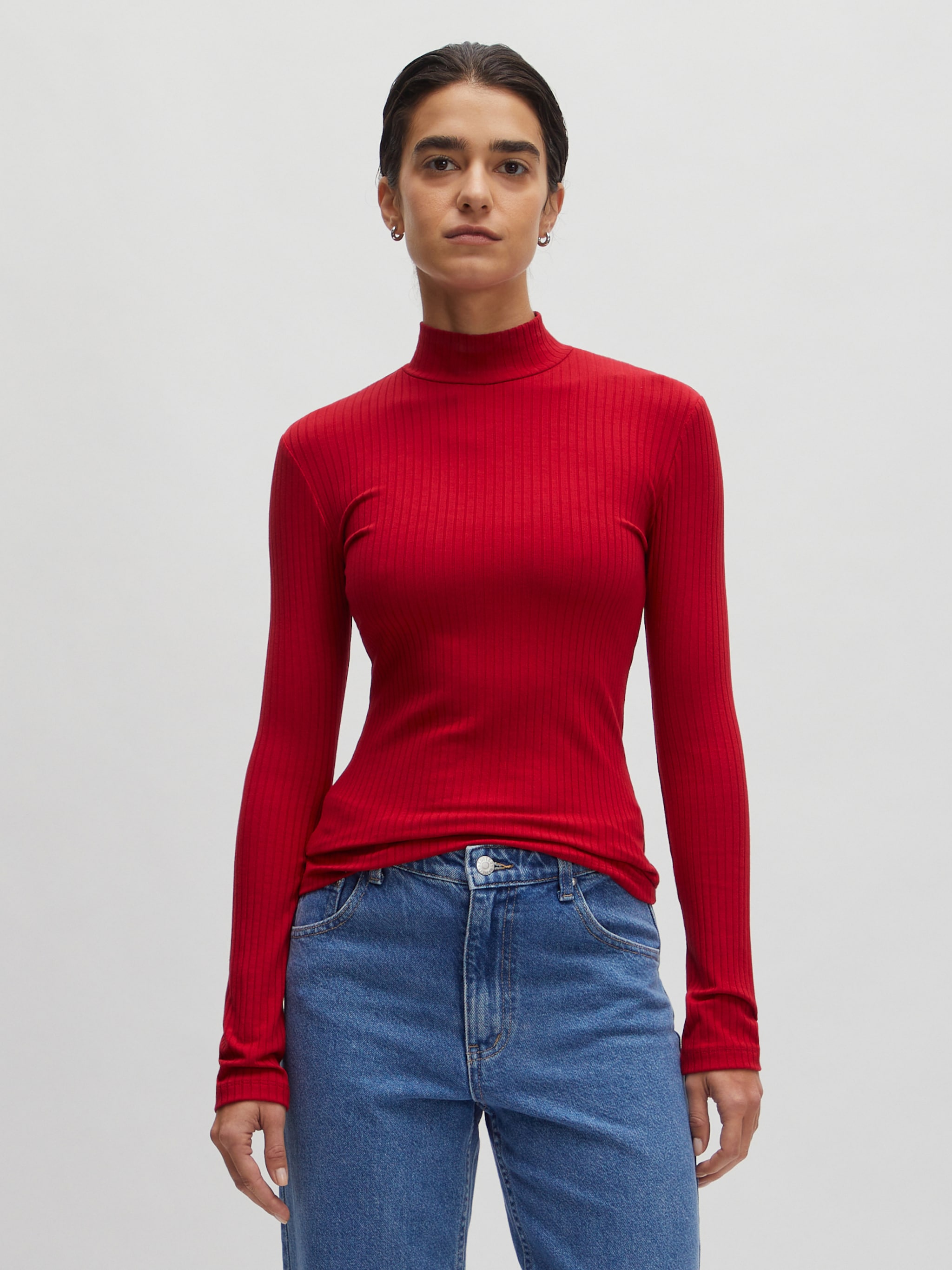 EDITED Producten Shirt 'Manon' Rood