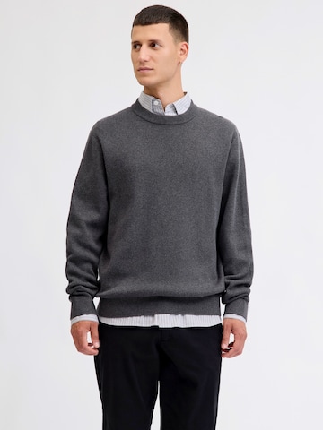JACK & JONES Pullover 'JPRBLAMILANO' i grå: forside