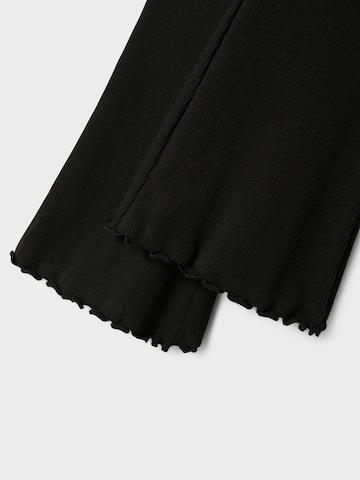 NAME IT - Bootcut Leggings 'NKFNAKAL' em preto