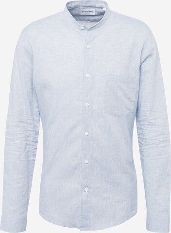 Lindbergh Slim fit Button Up Shirt in Blue: front