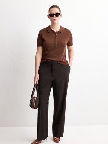 MANGO Pullover 'TENCYP' in Braun