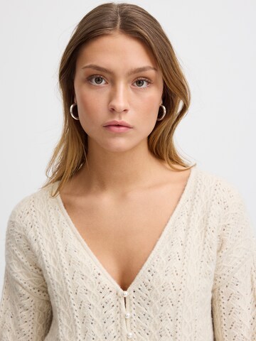 ICHI Knit Cardigan 'Liyanna' in White