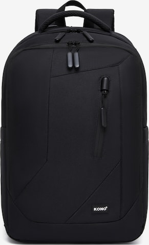 Kono Rucksack in Schwarz: Vorderseite