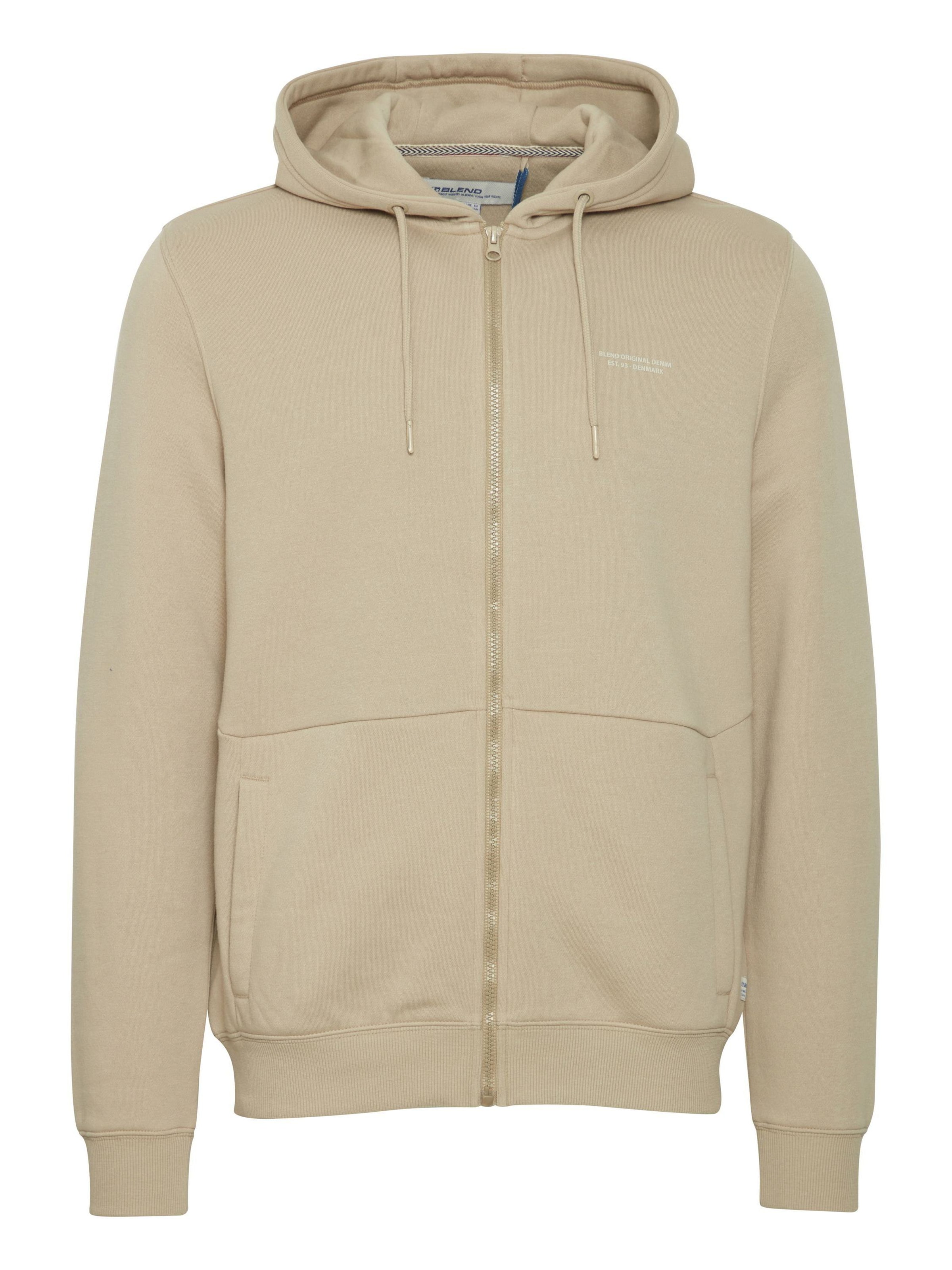 Giacca di felpa 'Pepe' di BLEND in beige: frontale