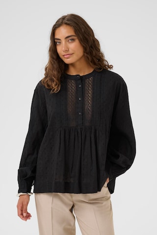 CULTURE Bluse 'CUBirna' in Schwarz: Vorderseite