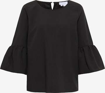 usha WHITE LABEL Blouse in Black: front