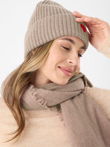 CODELLO Beanie in Beige: front