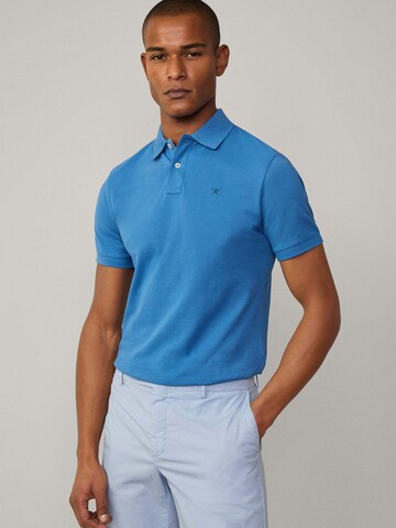 Hackett London Poloshirt in Blau: Vorderseite