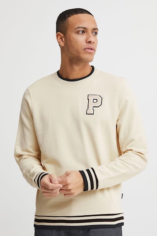 11 Project Sweatshirt in Beige: front