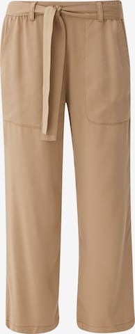 s.Oliver Loosefit Broek in Beige: voorkant