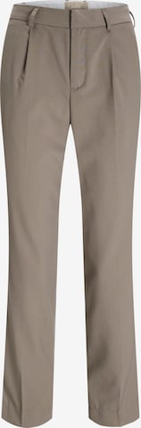 JJXX Pleat-Front Pants 'CHLOE' in Brown: front