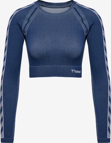 Hummel Functioneel shirt in Blauw: voorkant