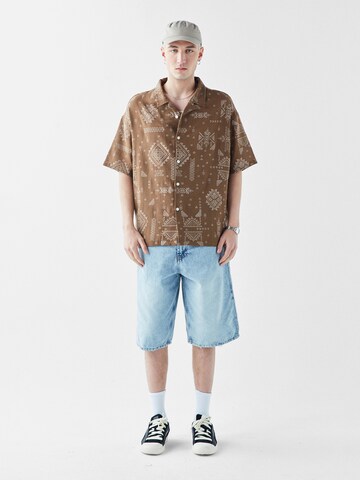 Comfort fit Camicia 'Hyacinth' di VAMOS CLO in marrone