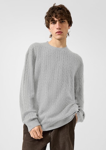 QS Pullover in Grau: Vorderseite