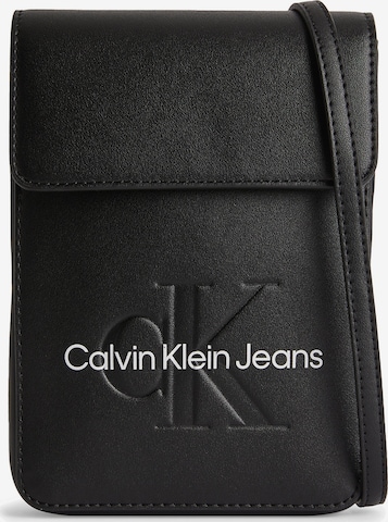 melns Calvin Klein Jeans Pleca soma: no priekšpuses