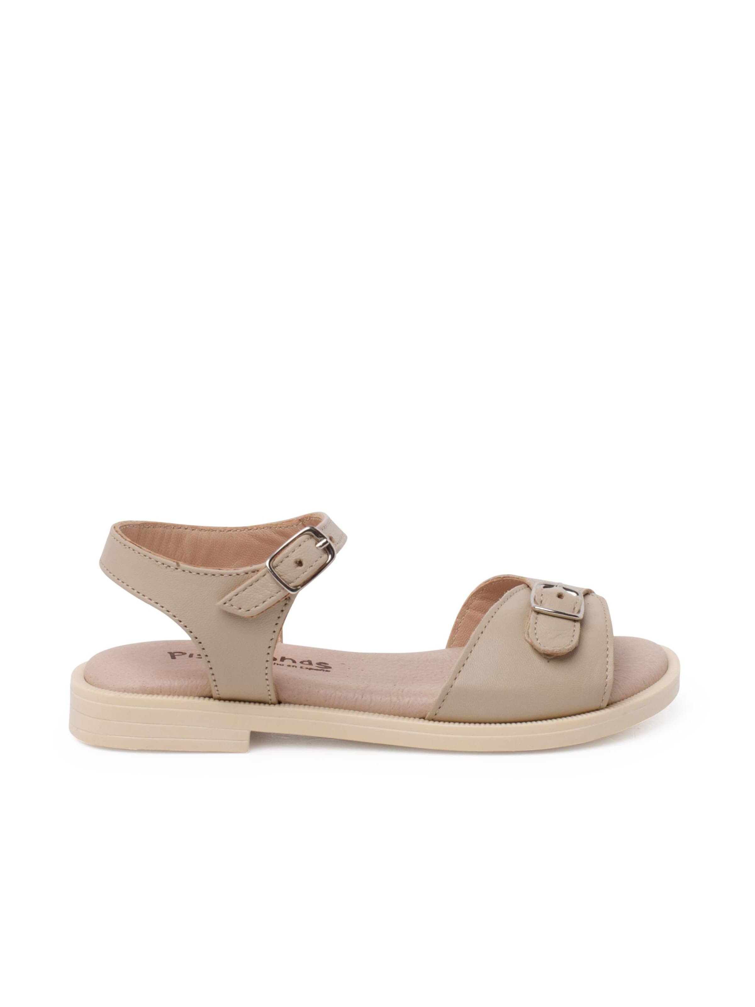 Sandales Pisamonas en beige : devant