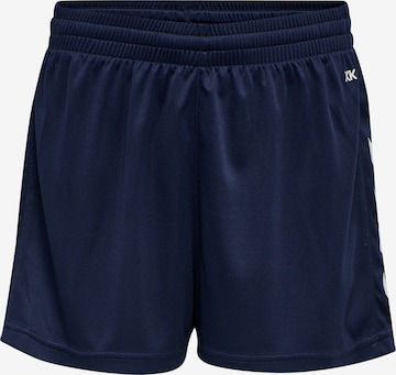 Hummel Workout Pants in Blue: front