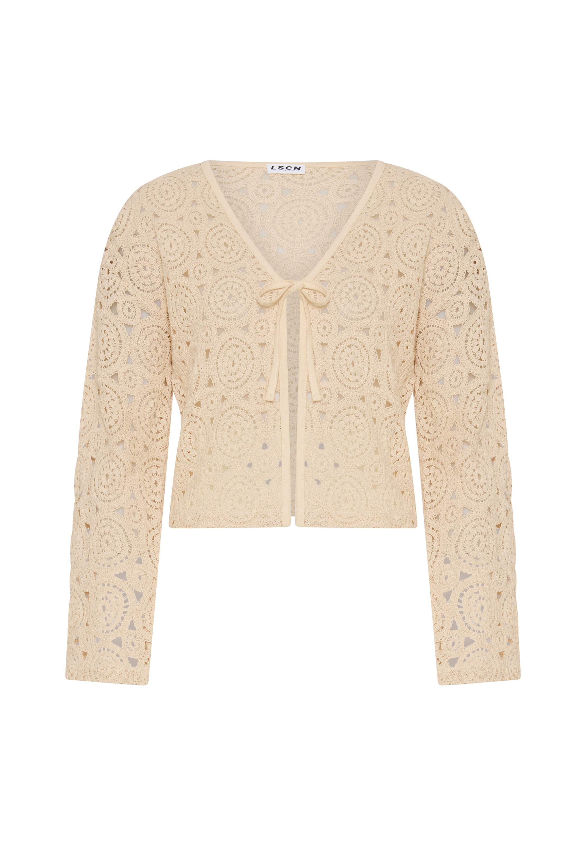 LSCN by LASCANA Knit cardigan in Beige: front