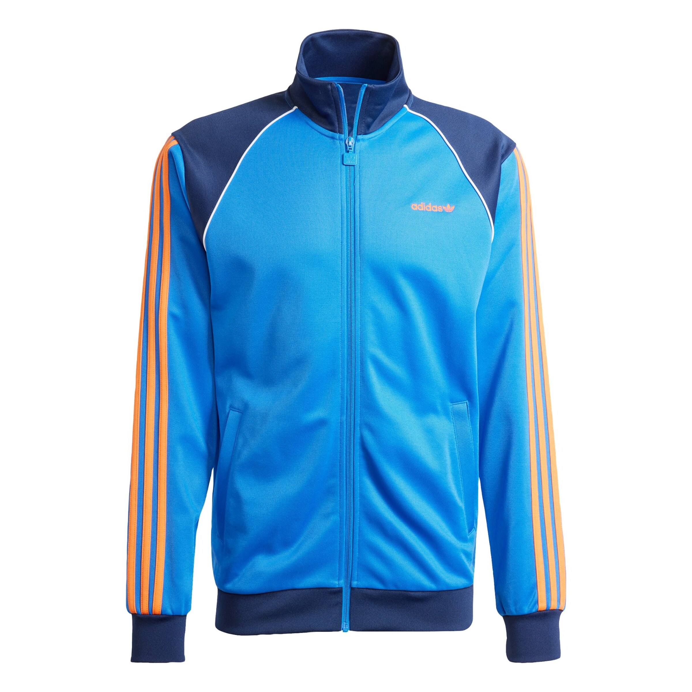 Giacca di felpa 'Track' di ADIDAS ORIGINALS in blu: frontale