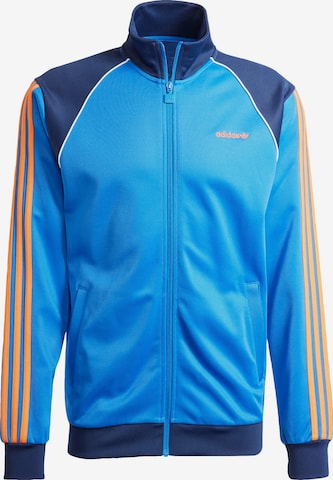 Giacca di felpa 'Track' di ADIDAS ORIGINALS in blu: frontale
