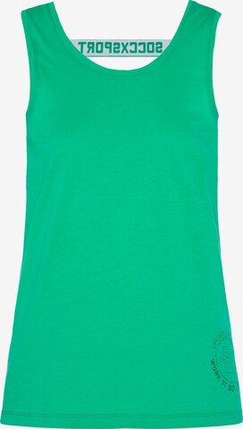 Soccx Top in Green: front