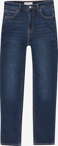Pull&Bear Regular Jeans in Blauw: voorkant