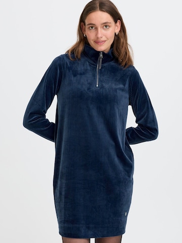 Oxmo Dress ' OXEBBA HALFZIP ' in Blue