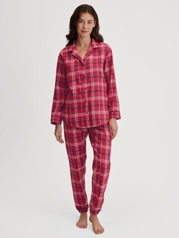 CALIDA Pyjama 'Holiday Dreams'‌‌‌‌‌‌ in Rot