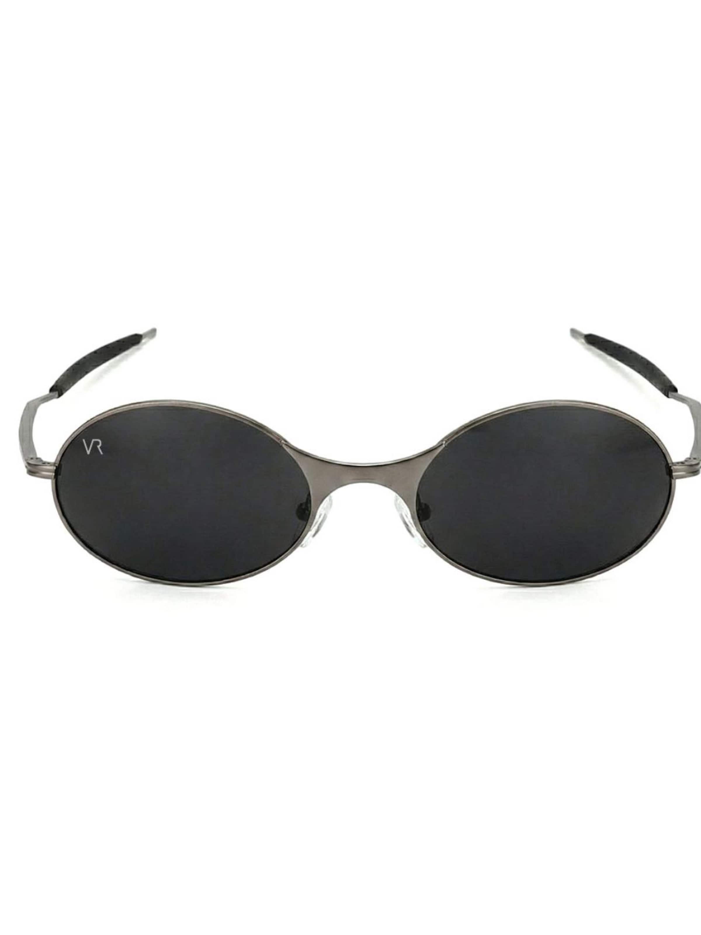Lunettes de soleil 'Oval Sonnenbrillen Pemu' VEYREY en noir