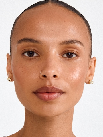 Pilgrim - Pendientes 'NOVA' en oro: frente