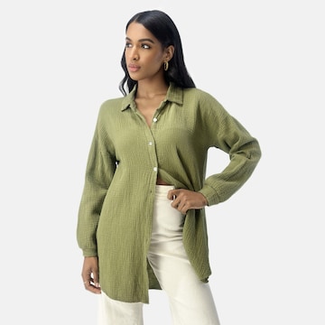 Elara Bluse i grøn: forside