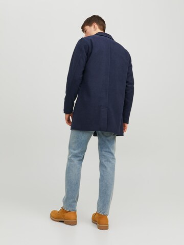 JACK & JONES Between-Seasons Coat 'ZAC' in Blue