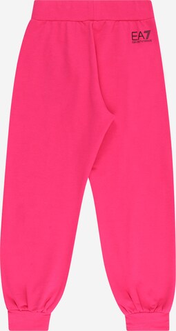 Tapered Pantaloni de la EA7 Emporio Armani pe roz