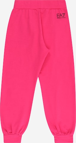 Tapered Pantaloni di EA7 Emporio Armani in rosa